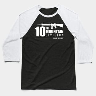 10th Mountain Division Baseball T-Shirt